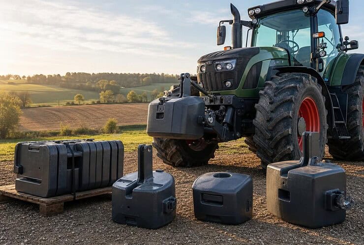 contre poids tracteur