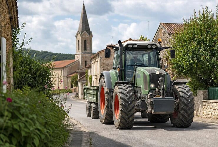 quel permis pour conduire un tracteur dans une commune